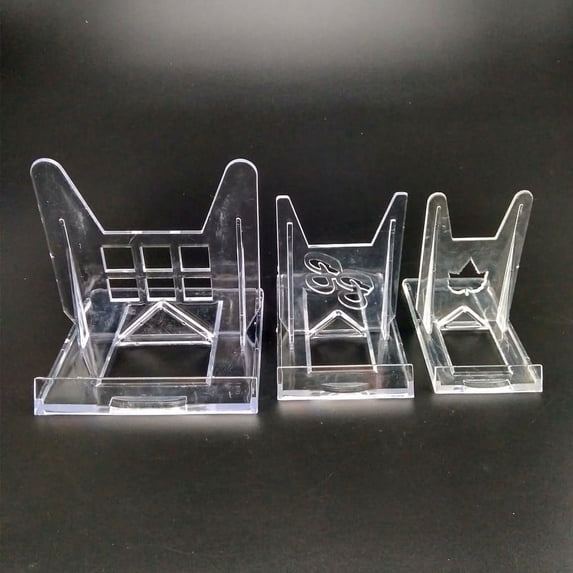 SagaSave Clear Acrylic Plate Display Stand Size S/M/L