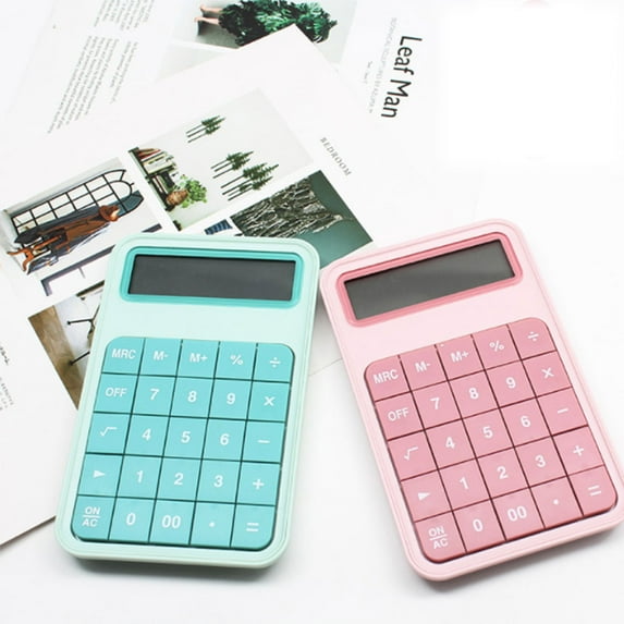 SagaSave Desktop Calculator 12 Digit Display Detachable Button for Businesses Home Bills Counting