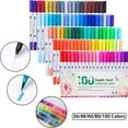 thumbnail image 1 of SagaSave Dual Tip Brush Pens Set Watercolour Pens 36-100 Colors for Writing DIY Coloring Drawing Adults, 1 of 7