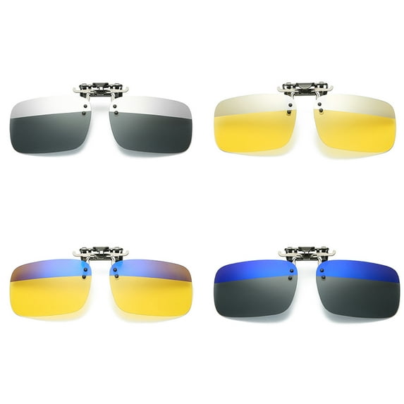 SagaSave Fashion Polarized Sunglasses Clip Sunshade Anti-Glare Anti-UV for Adults Unisex