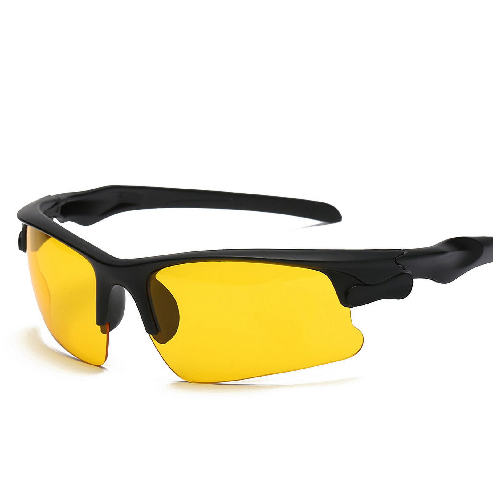 SagaSave Glasses Goggles Night Vision Sunglasses for Running Driving Sports Adults Unisex Walmart