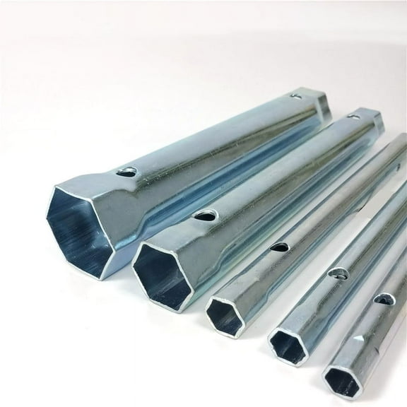 SagaSave Hexagonal Hollow Wrench, Size 8-40mm Dual-Ended Socket Plumber Spanner