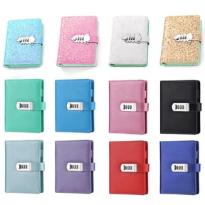 SagaSave Journal Notebook with Password Lock Writing Drawings for Business Office School Dark Blue