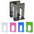 thumbnail image 1 of SagaSave Metal Bookends Book Shelf Book Clip for Organizing Books CDs DVDs Magazines, 1 of 7