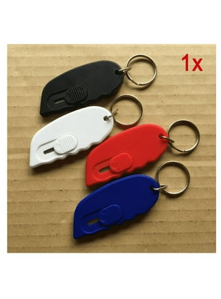 Mini Box Cutter Portable Mini Cute Keychain Box Cutter Retractable Shrink  Wrap Box Opener Tool Retraction Letter Cutter for Office Home Business