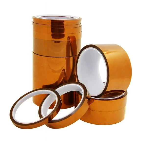 SagaSave Polyimide Tape High Temperature Heat Resistant Kapton Tape with Silicone Self Adhesive Size 30mm