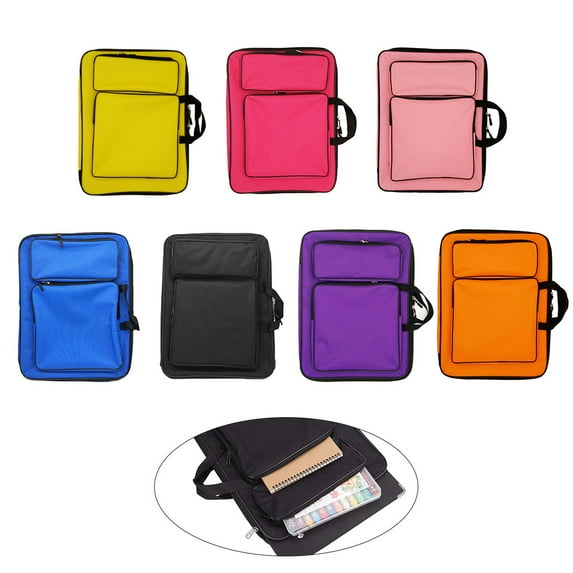 SagaSave Portable Kids Artist Drawing Board Bag Waterproof Painting Carry Case Bag Students Gifts 8 Colors