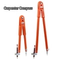 thumbnail image 1 of SagaSave Precision Pencil Compasses Carpenter Woodworking Drafting Drawing Tool Orange 40cm, 1 of 6