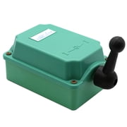 SagaSave Q5-15 Drum Reverse Switch 380V 15A IP44 3 Positons Forward/Off/Reverse Motor Control Waterproof