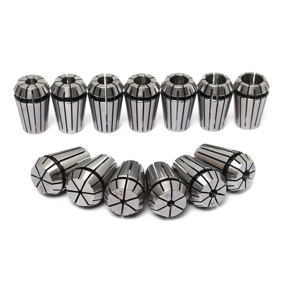 SagaSave Spring Collet Set for CNC Engraving Machine Milling Lathe Tool ER11 Collet / ER16 Collet / ER20 Collet