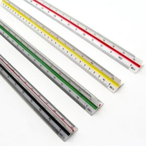 SagaSave Triangular Scale Ruler with 6 Different Scales Measuring Tool for Architect Draftsman Student Supreme Accuracy