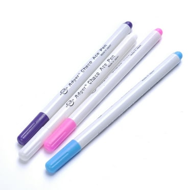 SagaSave Water Erasable Pen Soluble Marking Pen Disappearing Ink Marking Pen Fabric Marker for Cloth Sewing