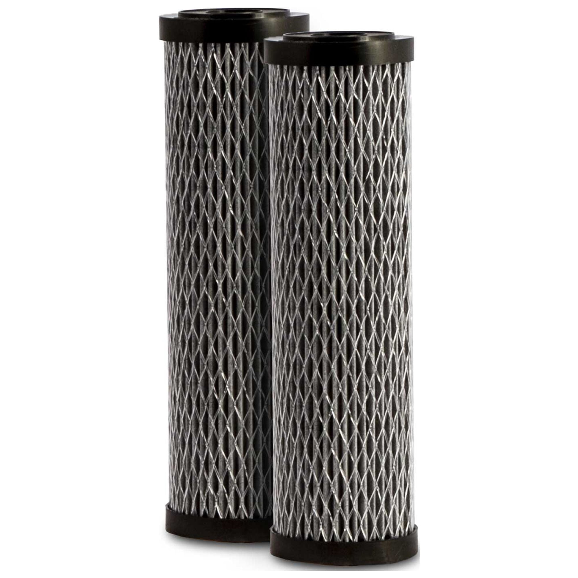 Sagan Life UltraFlo 10 Filter, Universal 10" Filter Replacement, Removes Bacteria, Virus, Parasites, Lead; Purifies up to 2000 gallons, Under-sink filtration for homes, motor homes, RVs,Survival- 2PK