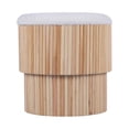 thumbnail image 1 of TOV Furniture Sagano White Tiered Storage Ottoman, 1 of 6