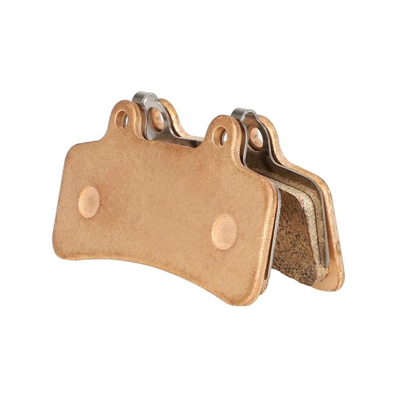 Sagargo, 1 Pc 0.5 cm Brake Pad, Sintered Dual Piston Brake Pads 5.93x3.3x0.5 cm, for Most Bikes and Electric Scooters, Made of copper base friction material
