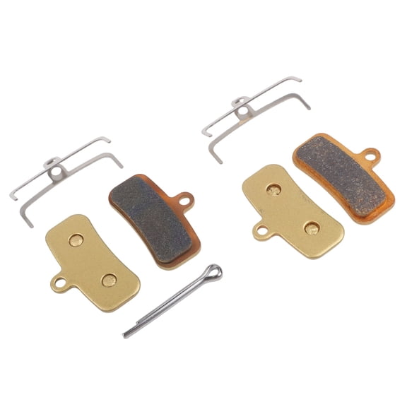 Sagargo, 2 Pcs Brake Pads, ZEEM640 Sintered Brake Pads for MX3 MX4 Bikes Heat, for Most Bikes and Electric Scooters, Made of copper base friction material