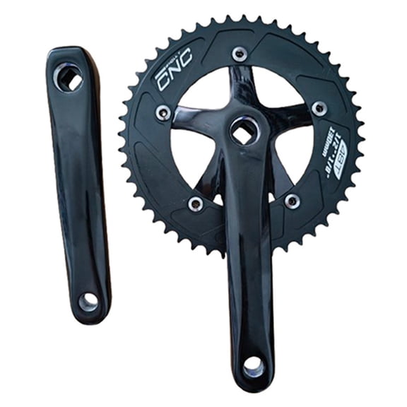 Sagargo 48T Square Hole Racing Crankset Aluminum Alloy Bicycle Chainwheel Cranks