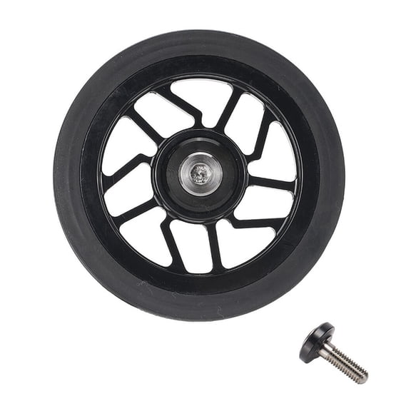 Sagargo 65mm Wide for Easy Wheels with Ti-Alloy Screws for Brompton for Neo Folding Bike Black