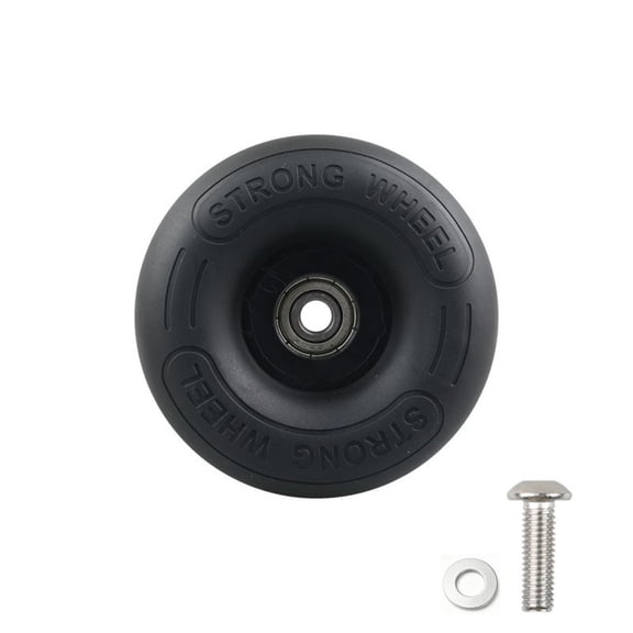 Sagargo 74mm Easy Travel Wheels for for Brompton Foldable Bikes Pp Tpe Quiet Roll Black