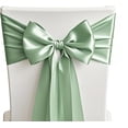 thumbnail image 1 of Sage Chair Sashes Bows 50 Pack Fitted Satin Chair Ribbons 7x108 Inches Chairs Ties Bands for Wedding Party Birthday Fiesta Bridal Shower Baby Shower Decorations - Sage Green, 50, 1 of 14