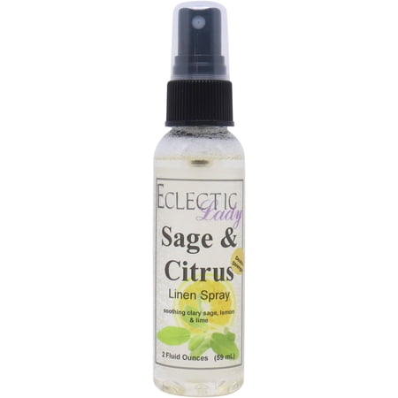 Sage and Citrus Linen Spray (Double Strength), 2 ounces