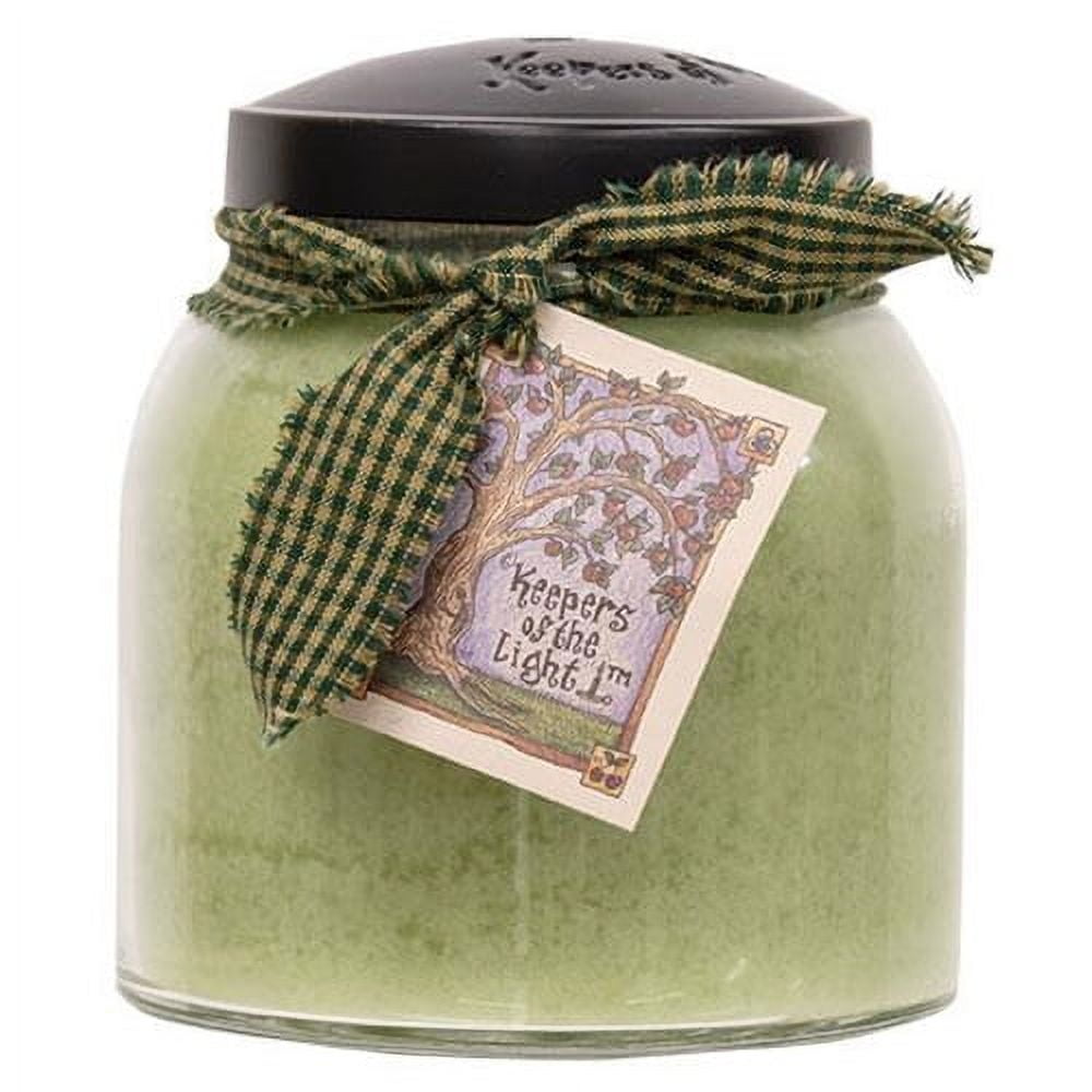 Sage & Citrus 34oz Black Lid Scented Jar Candle