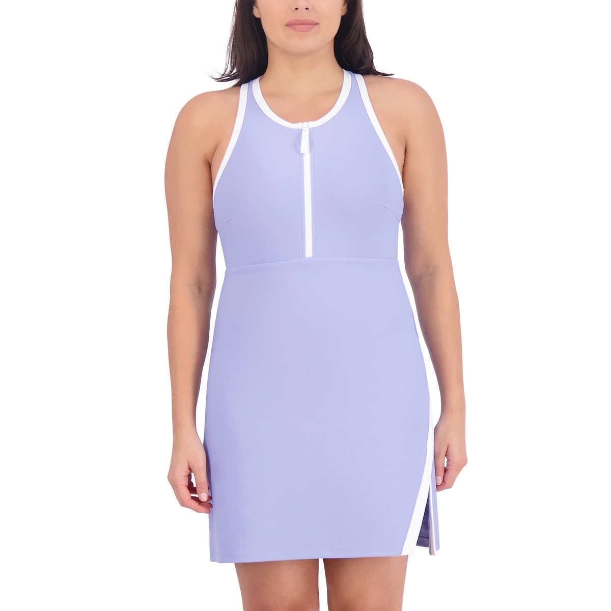 Sage Collective Ladies Active Tennis Dress with Shorts Athletic, Pale Iris  XL
