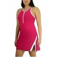 thumbnail image 1 of Sage Collective Ladies Active Tennis Dress with Shorts Athletic, Pink XXL, 1 of 2