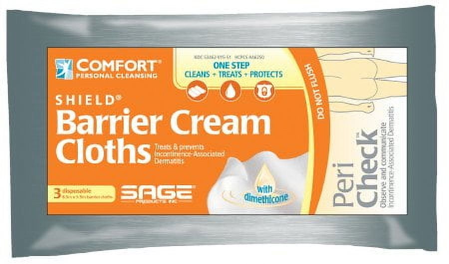 Comfort Shield Barrier Cream Cloths