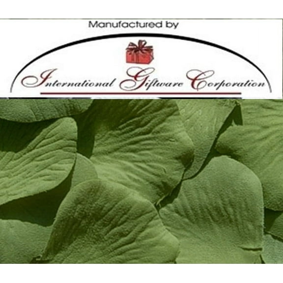 Sage Green - 100 Silk Rose Petals Wedding Favors - Solid Colors - Wedding Reception and Party Supplies