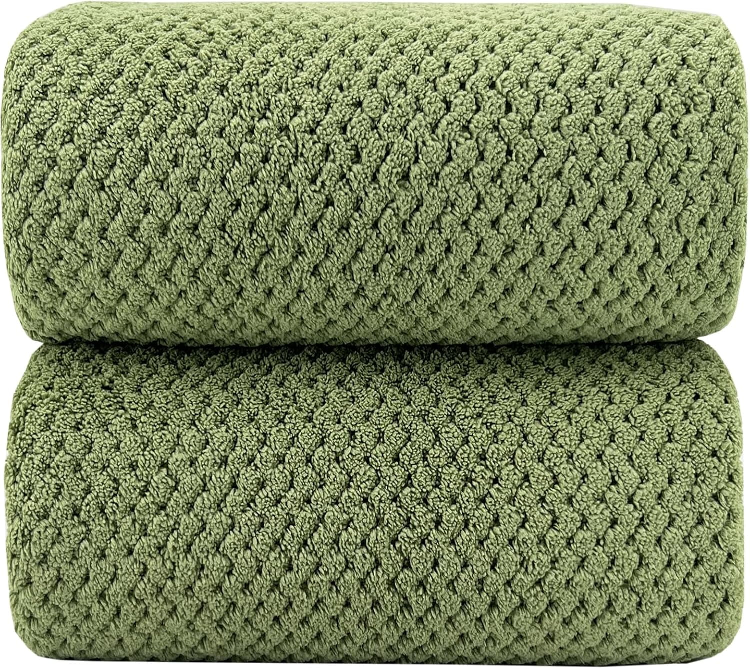 Sage Green,2 Piece 39x78 Inch Oversized Bath Sheets Towels for Adults ...