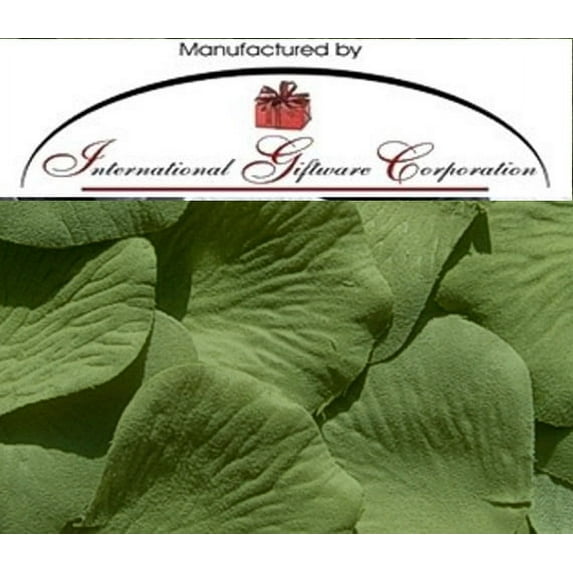 Sage Green - 500 Silk Rose Petals Wedding Favors - Solid Colors - Wedding Reception and Party Supplies
