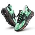 thumbnail image 1 of Sage Green And White Ripple Walking Shoes for Men Woman Lightweight Tennis Fashion Elastic Sports Shoes Cushion Basketball Shoes, 1 of 7