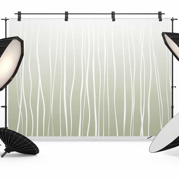 Sage Green Backdrop for Photoshoot,Photography Photo Studio Background Wall Backdrop,Ombre Gradient Striped Minimalist Texture Back Drop Banner Panel for Portraits Wedding Party Live Streaming 10x8Ft