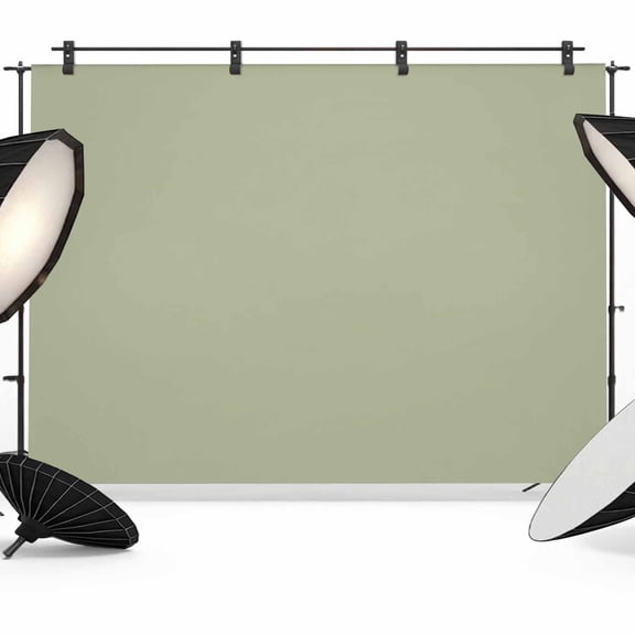 Sage Green Backdrop for Photography, Solid Color Photo Backdrop Portrait Background Party Banner Photo Backgrounds for Studio Booth Props, 8x6ft