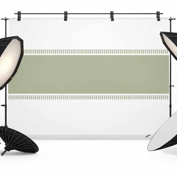 Sage Green Backdrops for Photography, Stripe Fabric Photo Background Sturdy Studio Props for Photo Studio, Video Recording, Booth & Photoshoot 7X5ft