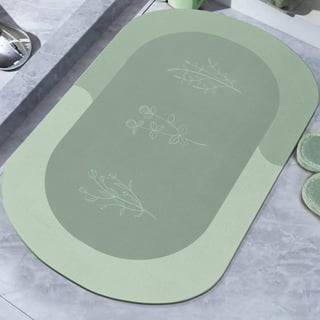honcor lecar Diatomaceous Earth Bath Mat Bathtub Mat Fast Drying Non-Slip  Shower Mat Bath Stone Mat Super Absorbent Bathroom Floor Mat, Machine