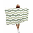 thumbnail image 1 of Sage Green Beach Towels Oversized Super Absorbent, Abstract Geometric Ocean Wave Stripe Lightweight Bath Towel Quick Dry Sets For Bathroom/Pool/Rv Camping/Beach Play/Gym Room/Picnic 30"x60", 1 of 8