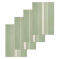 thumbnail image 1 of Sage Green Beige Striped Kitchen Dish Towels for Drying Dishes Set of 4, Modern Farmhouse Retro Lines Waffle Weave Microfiber Hand Tea Bathroom Towels Quick Dry & Absorbent Towel 15.7x23.6, 1 of 7
