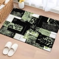 thumbnail image 1 of Sage Green Black Entryway Rug 2'x3'&nbsp; Non Slip Front Door Mats, Modern Abstract Art Botanical Entrance Rugs Indoor Outdoor Carpet, Washable Floor Mats Small Area Rug for Bedroom Kitchen, 1 of 8
