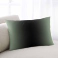 thumbnail image 1 of Sage Green Black Ombre King Size Pillow Cover,Pillowcase Protectors with Zipper,Breathable Decorative Throw Pillow Case Cover,Gradient Contemporary Abstract Art Pillow Shams for Couch Sofa 20x36Inch, 1 of 8