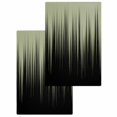 thumbnail image 1 of Sage Green Black Ombre Kitchen Dish Towels for Drying Dishes Set of 2, Modern Abstract Striped Gradient Waffle Weave Microfiber Hand Tea Bathroom Towels Quick Dry & Absorbent Towel 15.7x23.6, 1 of 7