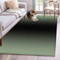 thumbnail image 1 of Sage Green Black Ombre Runner Rug 2.7x5 FT,Non Slip Entryway Carpet,Gradient Contemporary Abstract Art Washable Soft Floor Carpet Entrance Mat Non-Shedding Throw Rug for Hallway Laundry Room Bedside, 1 of 9