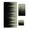 thumbnail image 1 of Sage Green Black Ombre Towel Set of 3, Soft Microfiber Bath Towels, Hand Towel, Washcloths, Modern Abstract Striped Gradient Quick-Dry Absorbent Towels for Bathroom Kitchen Hotel Beach Gym Spa, 1 of 7
