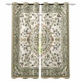thumbnail image 1 of Sage Green Blackout Curtains for Bedroom Living Room Darkening Curtains 54 Inch Long Southwest Tribal Antique Boho-Chic Heritage Short Curtain for Small Window Treatment Grommet Drapes 52"x54"x2, 1 of 9