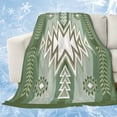 thumbnail image 1 of Sage Green Boho Cooling Blanket,Lightweight Breathable Summer Throw Blanket with Double Sided Cold Effect,American Native Southwest Abstract Art Picnic Blankets Bed Sheet for Hot Sleepers 30"x40", 1 of 8