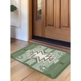 thumbnail image 1 of Sage Green Boho Door Mat&nbsp;Indoor Outdoor Entrance, Non Slip Rug for Kitchen Bathroom Entryway Rug, American Native Southwest Abstract Art Washable Doormat Floor Mat for Office 24x36 Inch, 1 of 8