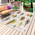 thumbnail image 1 of Sage Green Boho Outdoor Rug for Patio/Deck/Porch, Non-Slip Large Area Rug 5 x 7 Ft, Geometric Bohemian Color Block Indoor Outdoor Rugs Washable Area Rugs, Reversible Camping Rug Carpet Runner, 1 of 8