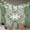 thumbnail image 1 of Sage Green Boho Small Tapestry for Bedroom Wall Hanging Tapestry,American Native Southwest Abstract Art Ceiling Backdrop Tapestries Poster Blanket Wall Decor for Teens Room Living Room Dorm 23" x 28", 1 of 8