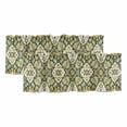 thumbnail image 1 of Sage Green Boho Valances for Windows, Decorative Rod Pocket Window Valance Curtains, Rustic Southwest Plants Motifs Short Curtain Drapes for Kitchen/Bathroom/Living Room, 2 Panels, 60" W x 18" L, 1 of 8